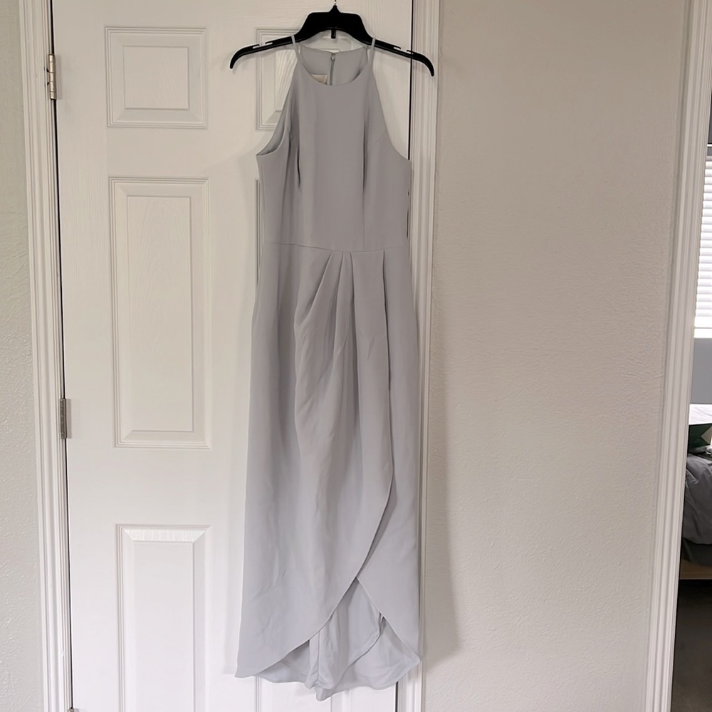 BHLDN bridesmaids dress, NEVER WORN! Size 8, Marceau, color:fog